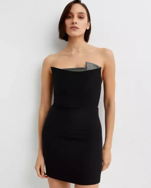 Czarna sukienka mini