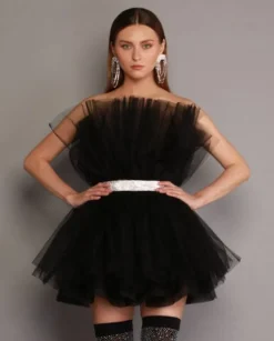 Czarna sukienka mini Anna Noir
