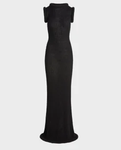 Czarna sukienka Obi
