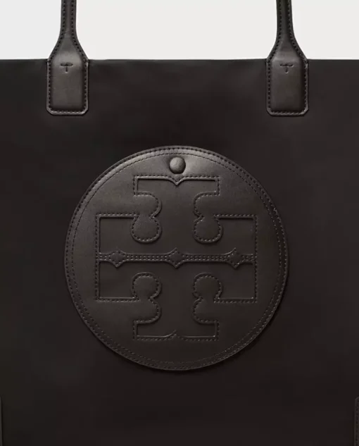 Czarna torba Ella z logo