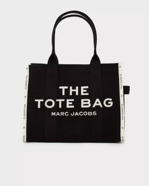 Czarna torba na ramię The Jacquard Large Tote