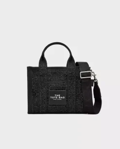 Czarna torebka Crystal Canvas Small Tote