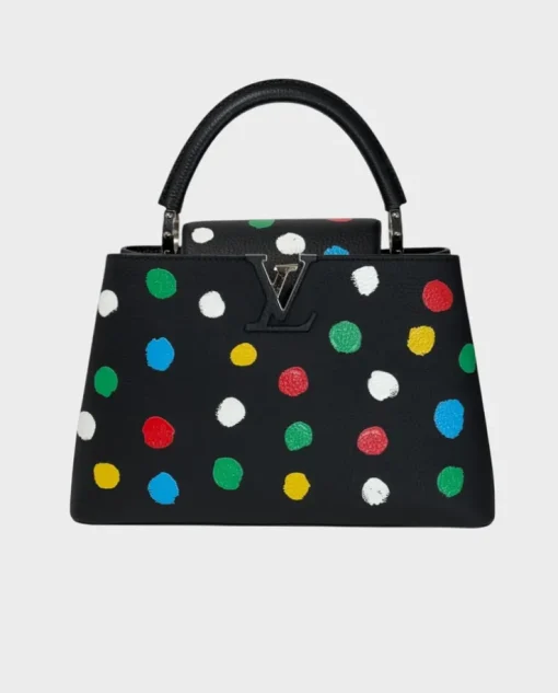 Czarna torebka Louis Vuitton x Yayoi Kusama