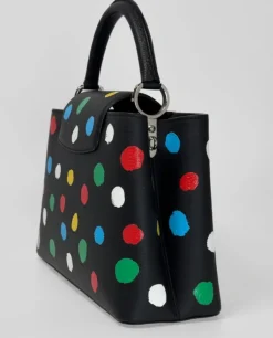 Czarna torebka Louis Vuitton x Yayoi Kusama