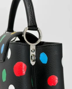 Czarna torebka Louis Vuitton x Yayoi Kusama