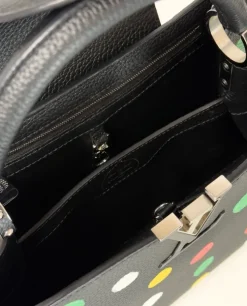 Czarna torebka Louis Vuitton x Yayoi Kusama