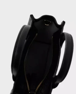 Czarna torebka the Leather Crossbody Tote