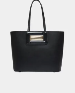 Czarna torebka typu shopper