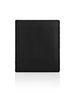 Czarne etui na karty z logo