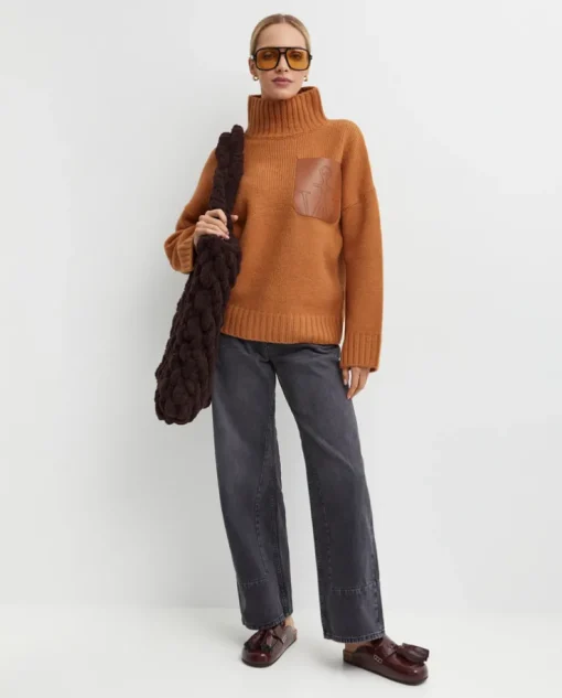 Czarne jeansy culotte Marcel