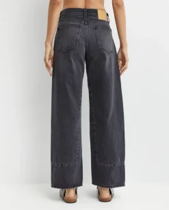 Czarne jeansy culotte Marcel