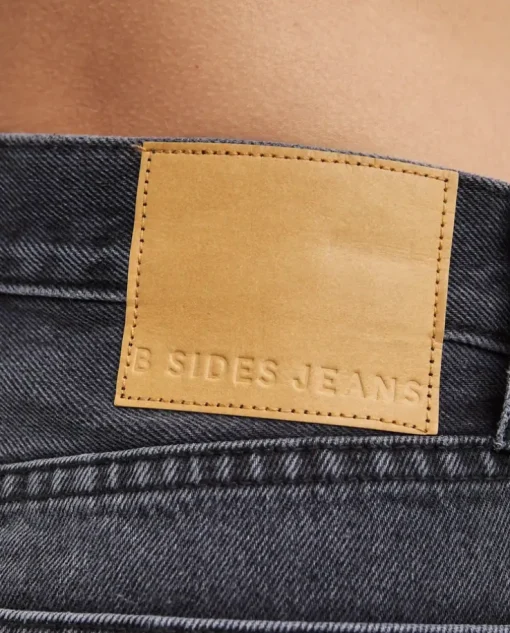 Czarne jeansy culotte Marcel