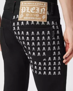 Czarne jeansy Skull&Bones Super Straight