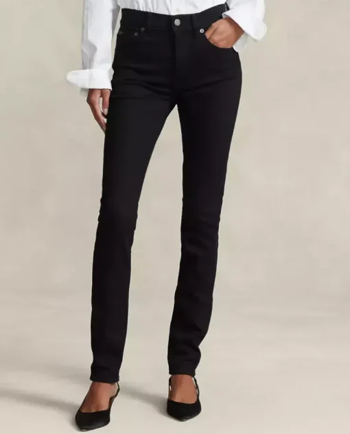 Czarne jeansy Slim Fit