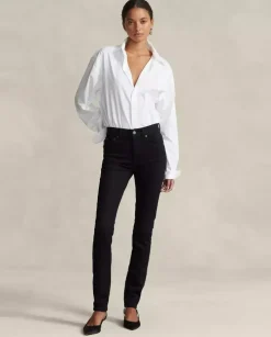 Czarne jeansy Slim Fit