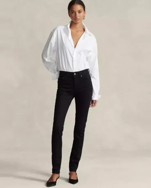 Czarne jeansy Slim Fit