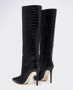 Czarne kozaki na obcasie Stiletto Boot