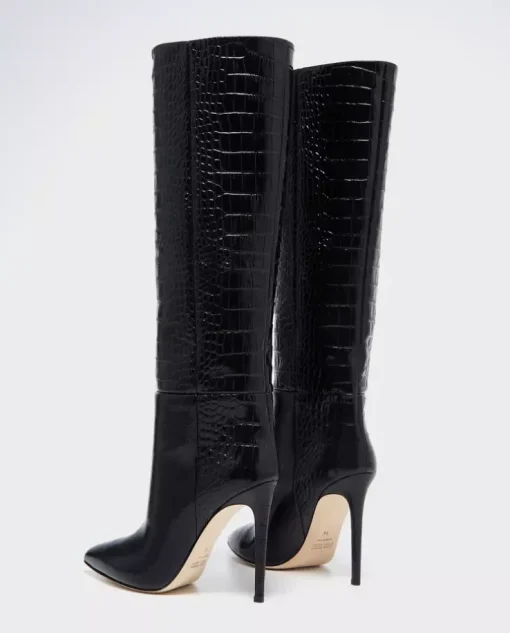 Czarne kozaki na obcasie Stiletto Boot