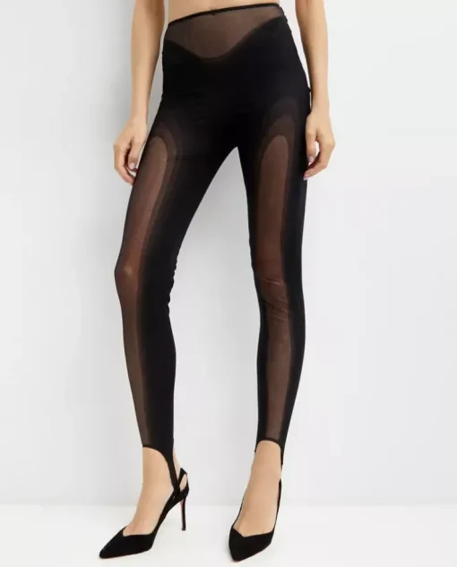 Czarne legginsy