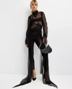 Czarne legginsy