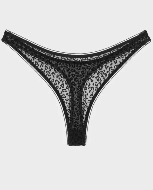 Czarne majtki Wild Panther