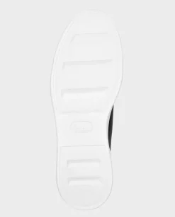 Czarne skórzane sneakersy Hexagon