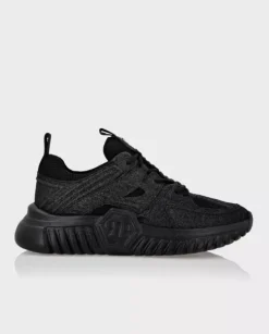 Czarne sneakersy Runner Glitter