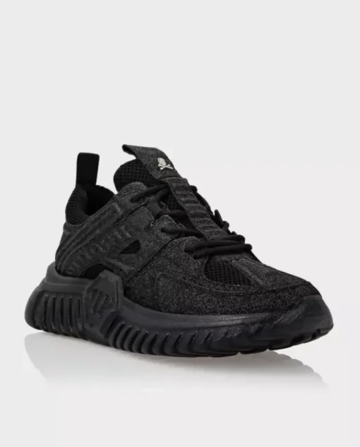 Czarne sneakersy Runner Glitter