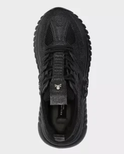 Czarne sneakersy Runner Glitter