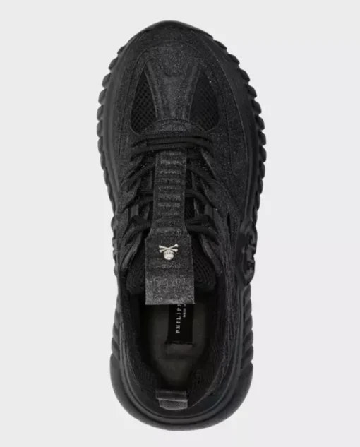 Czarne sneakersy Runner Glitter