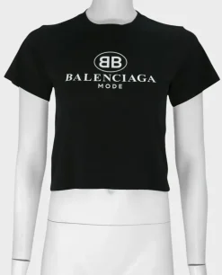 Czarny bawełniany t-shirt