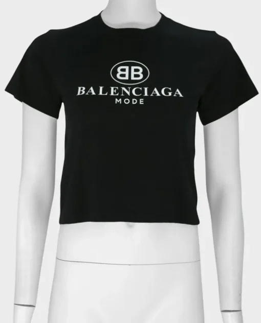Czarny bawełniany t-shirt