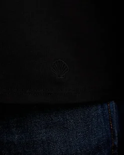 Czarny bawełniany t-shirt