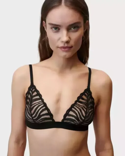 Czarny biustonosz Gentle Zebra