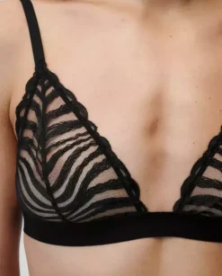 Czarny biustonosz Gentle Zebra