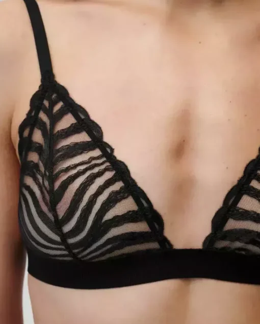 Czarny biustonosz Gentle Zebra