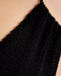 Czarny jednoczęściowy strój Bisou