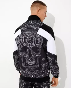 Czarny komplet dresowy Paisley Foular
