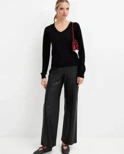 Czarny sweter Linfa