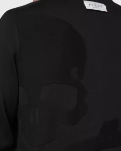 Czarny sweter Skull & Bones