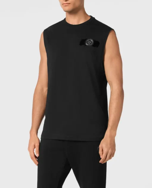 Czarny tank top