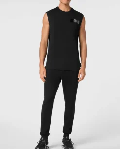 Czarny tank top