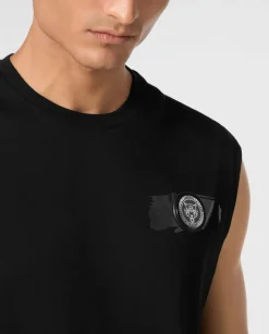 Czarny tank top
