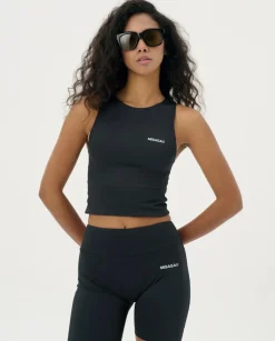 Czarny tank top Raven