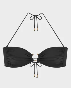 Czarny top od bikini Malibu