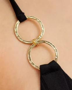 Czarny top od bikini Nadia