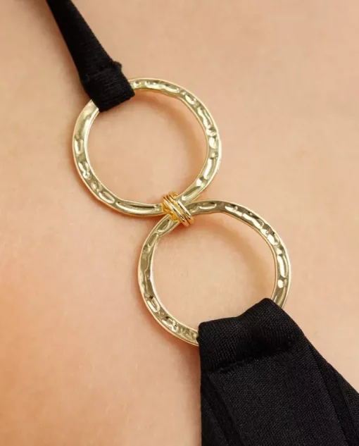 Czarny top od bikini Nadia