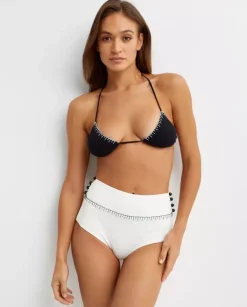 Czarny top od bikini Sole