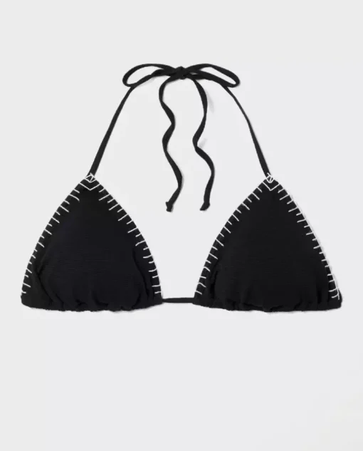 Czarny top od bikini Sole