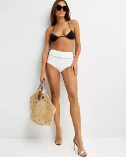 Czarny top od bikini Sole